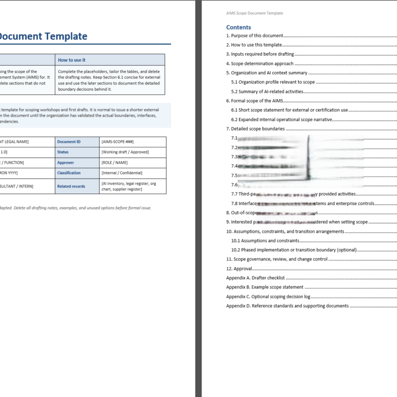 aims scope document template