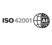 ISO 42001 logo Cyberzoni